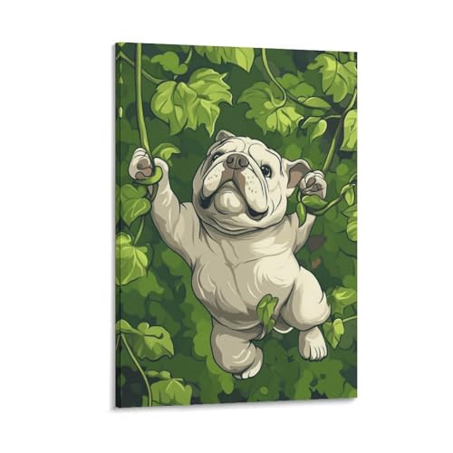Tableau Shar Pei impression sur toile 40x60cm pour salon