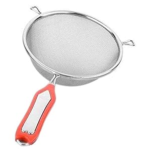 Bb Backbenchers Steel Soup & Juice Strainer with Liquid Filter for Kitchen Use, 18cm, (Big)
