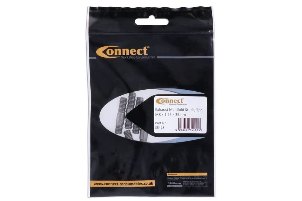 Connect 35418 Exhaust Manifold Stud M8 x 1.25 x 35mm 5pc - Image 2