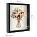 Americanflat 11x14 Shadow Box Frame with Shatter-Resistant Glass - Silhouette Collection - Large Shadow Box Display Case for Tabletop and Wall Display - Black with Soft Felt Back