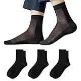 [TSGarden] 靴下 10%天然桑絹 極薄ソックス メンズソックス 拘束感ゼロ 極薄 通気性 抗菌防臭 吸湿 蒸れない ビジネスカジュアル 3足組 39-46