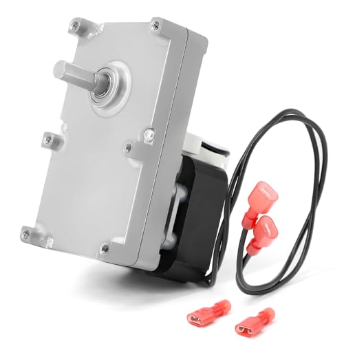H5886 Auger Motor for Whitfield Advantage I, II, II-T, III, Profile 20 30, Lennox Winslow PS40, Quest Pellet Stoves, Agitator Auger Feeder Gear Motor Replacement 1 RPM