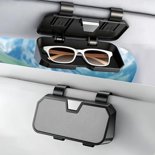 Erivis Sunglasses Holder for Car Visor Clip for BMW Interior Accessories