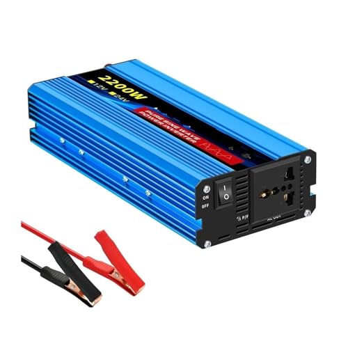 Convertisseur 24V 220V 2200W ondulé avec prise universelle pour voiture