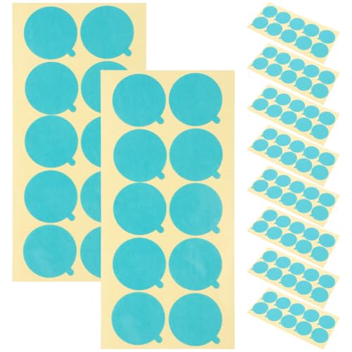 WRITWAA 100 protectores de lentes para gafas de natación: película redonda de 4 cm (1,6') resistente a los arañazos - protector de gafas a prueba de polvo para de sol y graduadas, previene
