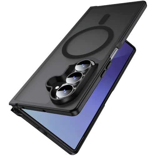 MAKAVO Magnetic for Samsung Galaxy Z Fold 8 Ultra Case, for MagSafe, Black