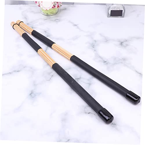 Set de 3 pares de baquetas duraderas para batería negras miniatura 6