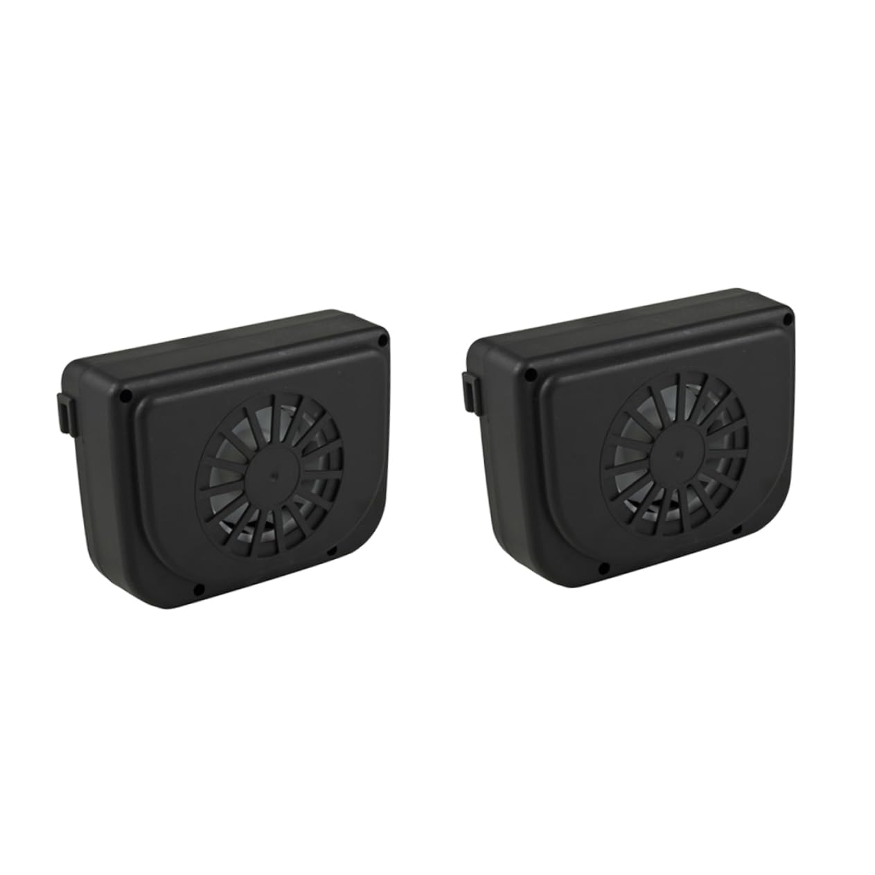 2pcs Solar Car Exhaust Fan Auto Cooling Fan for Vehicle Ventilation Efficient to Reduce Heat and for Cars Suvs and Trucks