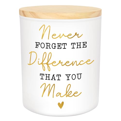GAUDORA Christmas Thank You Gifts for Women - Long Lasting Vanilla Lavender Candle 10 oz - Birthday Farewell Inspirational Employee Appreciation Gifts for Coworkers Teachers, Retirement Gift for Woman