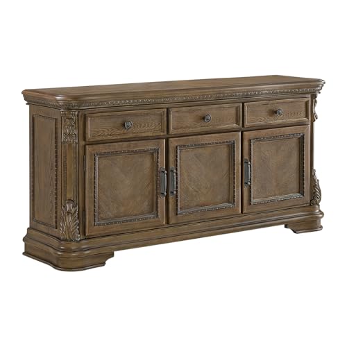 Picket House Furnishings Denali Buffet Table & Sideboard in Walnut