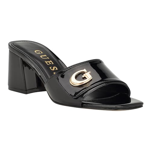 GUESS Damen Gallai Sandale mit Absatz, Schwarz 002, 37.5 EU