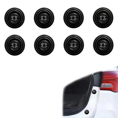 Image of BRAINLE 8Pcs Rubber Shock Absorber for Car Door Protection Guard Accessories and Gadgets, Durable Pads and Protectors Compatible for Seltos, Sonet, Syros, Carens, Carnival, EV6, EV9, Clavis