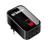 equinux tizi Tankstelle (2 Ports), 2fach USB-Ladegerät (4A, 20W) Wandladegerät als Netzteil für Reisen und unterwegs (100-240V Input), kompatibel mit Apple iPhone, iPad, Smartphones
