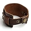MILAKOO Punk Bracelet en Cuir pour Homme Large Ceinture Wrap Bracelets Manchette Bracelet Bracelet pour Femmes #3