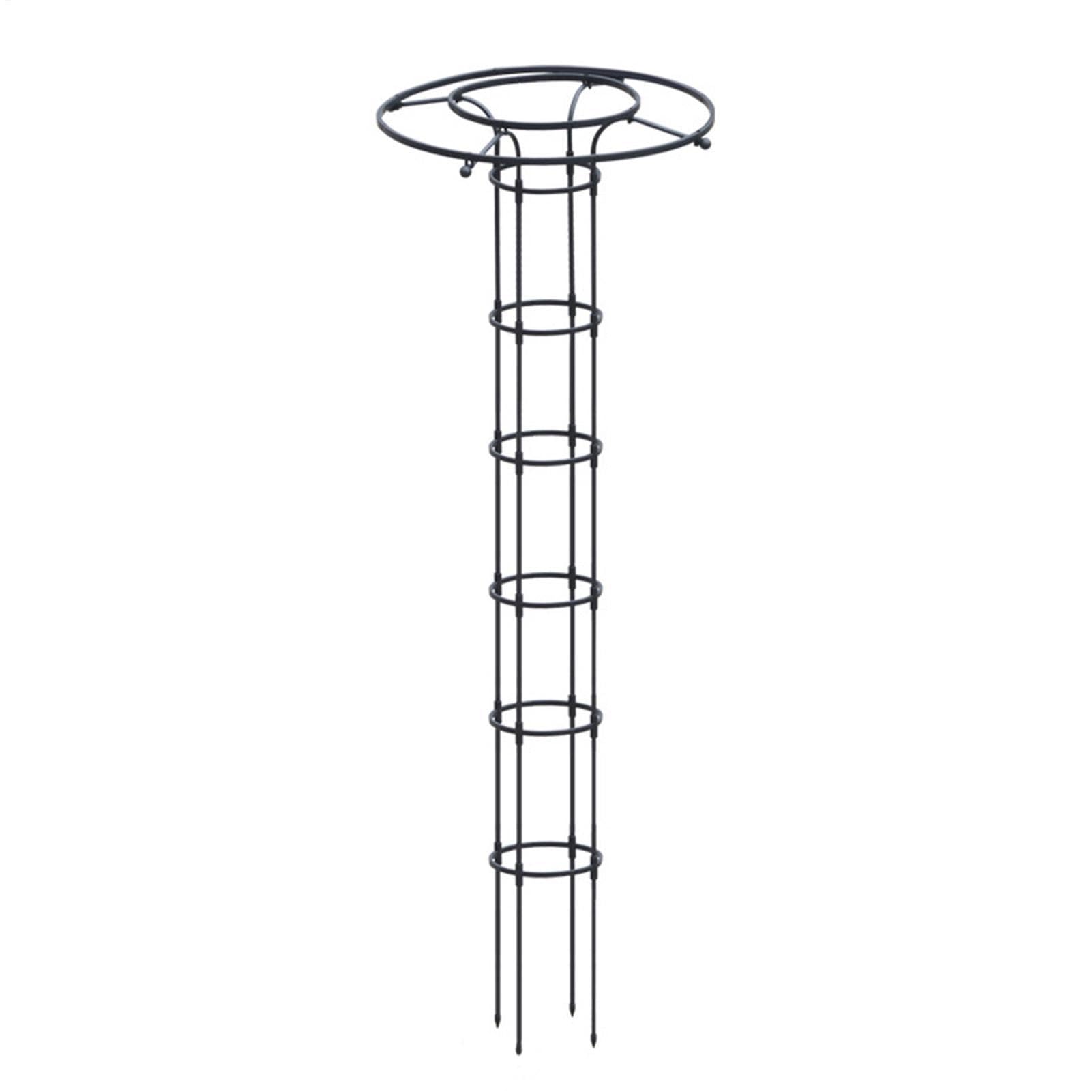 Rankhilfe Metall Rankgitter 70×210cm - Durable Spalier Rankgitter - Blauregen Schirm Rankhilfe Rosen - Beschichtetes Rosen Rankhilfes - Pilzkopf Pflanzenstütze Für Tomaten Gurken Blumen