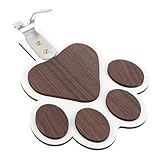 Diseño atractivo: el gancho de madera con huella de pata agrega un toque único y encantador a la decoración de su hogar, mejorando la estética general, ganchos para toallas de granja, decoración con gancho de herradura