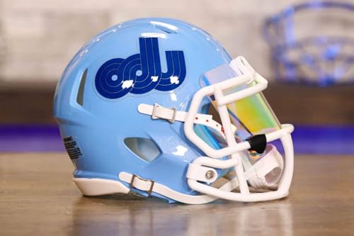 Old Dominion, Monarchs Collectible Speed Mini Helmet - GG Special Edition - with Free USA Flag Decal - Green Gridiron