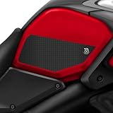 BLOQ motociclo Impugnature serbatoio compatibile con SUZUKI V-STROM DL-1000 (2013-2019) Tacky Grip - Nero