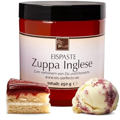 Zuppa-Inglese-Eispaste für aromatisches Eis » Auch zum Verfeinern von leckeren Desserts, Pralinen Torten und vielem mehr » » » Inhalt 250 g