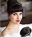 GTZTYZ Braid Headband Synthetic Hair Fringe Headband with Bangs Hairpiec,Instant Hair Bangs for Daily Wear Women Girls（Black）