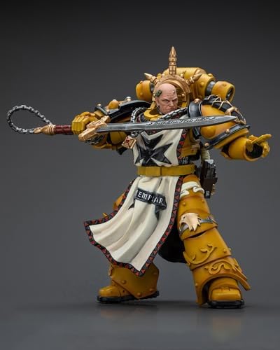 Pipigirl JoyToy 40K Genuine License 1:18 Action Figure, Imperial Fists Sigismund First Captain of The Imperial Fists, 4.92 inch Collectible Action Figures Kits — view 3