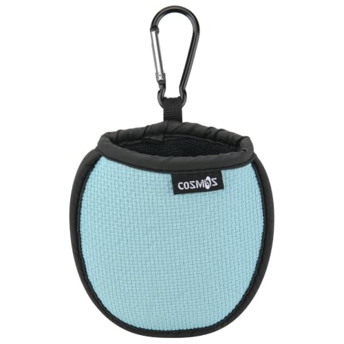 Cosmos Portable Pocket Golf Ball Washer Pouch - Golf Ball Cleaner with Hanging Clip for Course Exercise