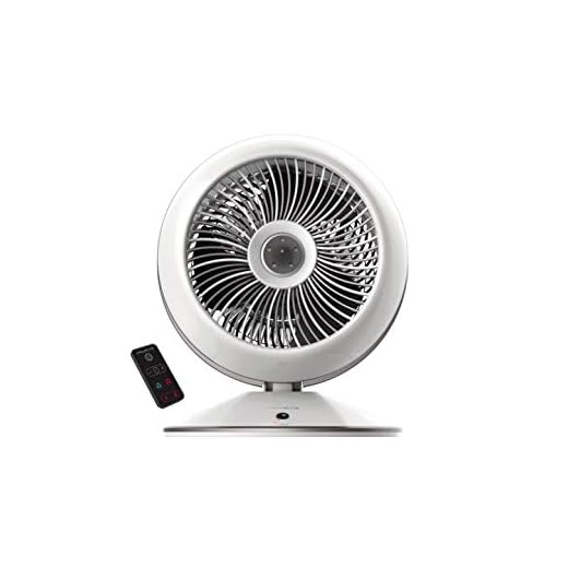 Rowenta HQ7111 Air Force Hot&Cool, Ventilatore con funzione Caldo e Freddo, Comfort Adatto per Tutto l'Anno, Silenzioso con 45 Decibel, Nero