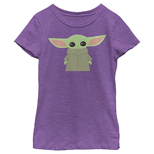 Image of The Mandalorian Girl's Star Wars Simple Grogu Animation T-Shirt