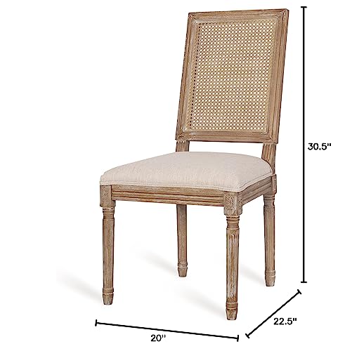 Christopher Knight Home Regina Dining Chair, Wood, Beige + Natural