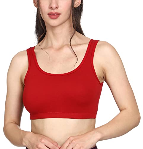 mysha Cotton Non Padded Non-Wired Air Sports Bra for Women-picture-42