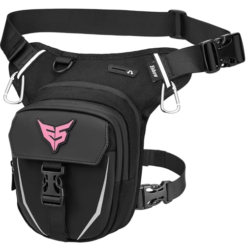 Eshow Marsupio da Gamba per Moto Espandibile, Borsa Cosciale con