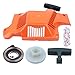 Starter Recoil Assembly Pulley Spring Handle Rope Kit For HUSQVARNA 55 RANCHER, 50, 51, 55 Chainsaw Replace Parts