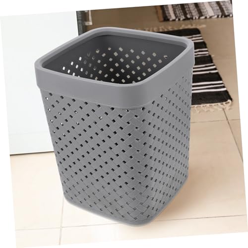Caneca de basura rectangular de plástico pequeño Uonlytech miniatura 7