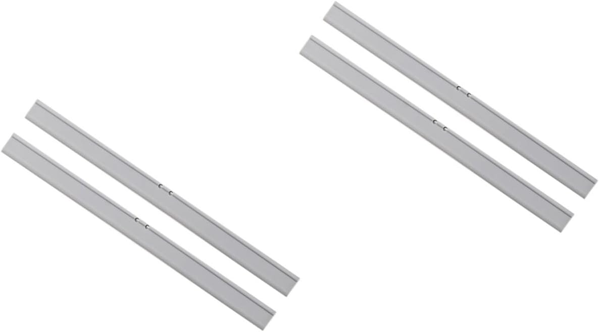 Beavorty 4pcs Multipurpose Wiper Strips for Window Cleaning Natural Replacement for Squeegee for Home Car Windshield and Shower Doors