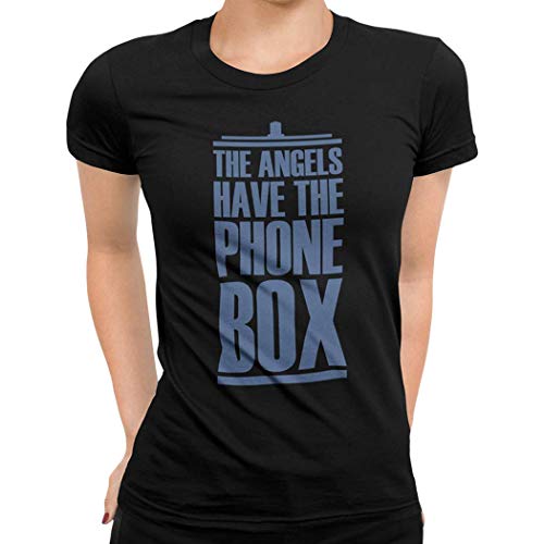 Image of Getting Shirty The Angels Have the Phone Box Women’s T-Shirt, Black M