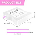AISEELY Paski do polerowania dentystycznego, 1 szt. 6 m/rolki/pudełko papier ścierny do zębów grubość 4 mm paski wybielające zęby żywiczne narzędzie do szlifowania międzyzębowego (różowy-średni)
