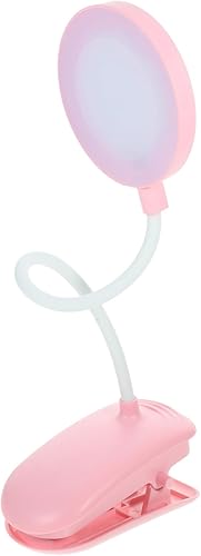 Lámpara de escritorio con abrazadera, lámpara de escritorio, luces de mesa rosas para escritorio, lámpara de oficina, lámpara de lectura, accesorio