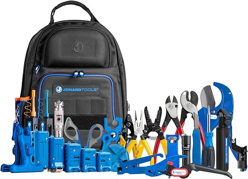 Jonard TK-199B Fiber Prep Backpack Kit (28 pcs)