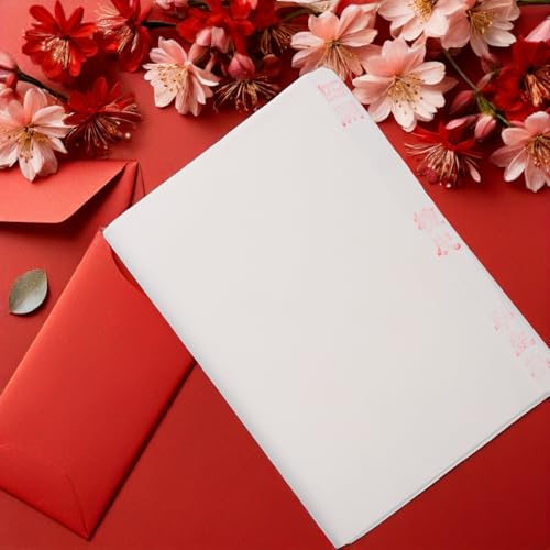 Papel Xuan para pincel chino y pintura absorbente fino de 68x33 cm 6