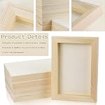 yiyao 10 Pcs 5.5x7Inch Wood Panel Boards, Unfinished Wood Canvas Wooden for Painting, Arts, Pouring Use with Oils, Acrylics Easy to Use