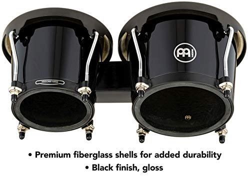 Meinl Percussion Hfb100Bk Headliner Series Fiberglass Bongos, Black #TOP3