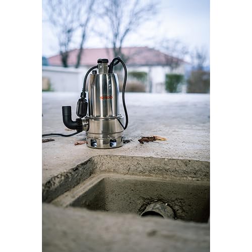 Spid'O - Pompe d'Évacuation Inox Maxinox 700-700 W - Débit 18000 L/h - Immersion 8 m - Passage Ø30mm