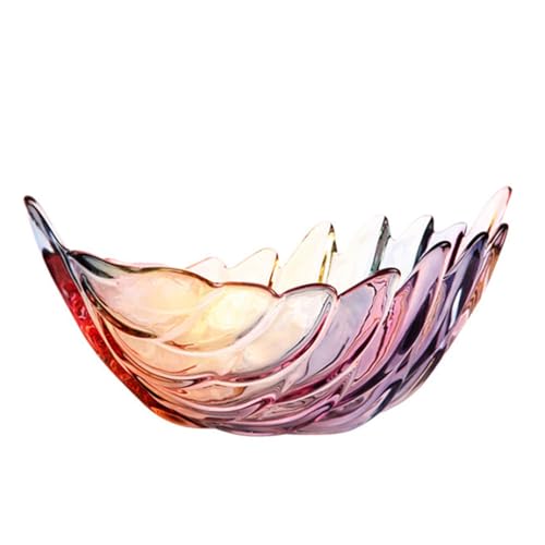 Itkcozcg Elegante frutero de cristal con...