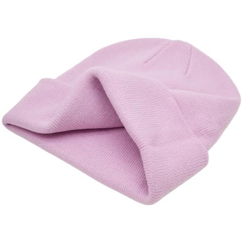 Image of 55cube Unisex Winter Beanie Hats Warm Thick Knit Cuffed Skullcaps