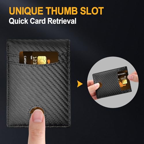 Lapogy Fathers Day Wallet Gifts for Dad Men - Birthday Day Gift for Him Husband Boyfriend from Son Daughter Kids, Stocking Stuffer RFID Blocking Thin Slim Minimalist Leather Bifold Credit Card Holder - Image 2
