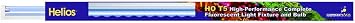 Helios 4X T5 Light 54W HO Aquarium Strip Light & Lamp 47" 4ft 6500K 10000K Actinic Pink 4 x Actinic O3 Blue
