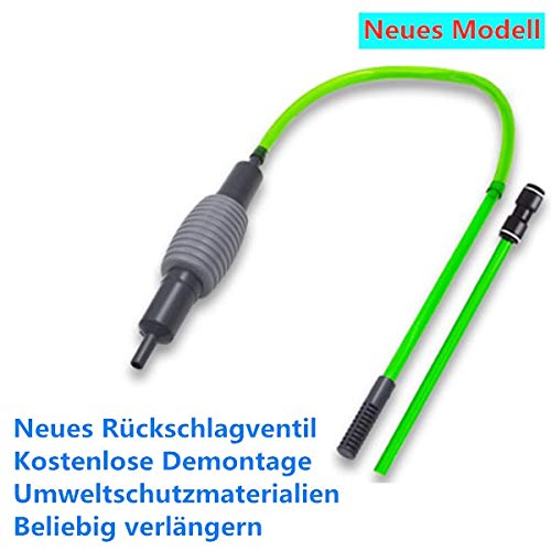 Aquarium Wasserwechsel Set 2,2 M – Mit Stopp-Ventil, Schlauchhalter, 29 Cm Kiesreiniger & Durchflussregelung