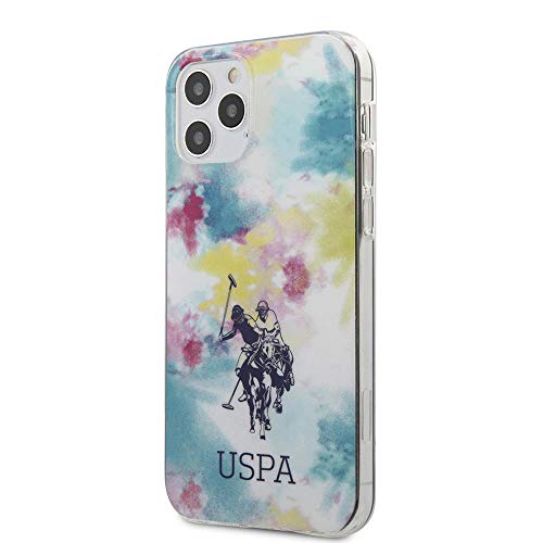 US Polo USHCP12MPCUSML Tie & Dye Collection Coque pour iPhone 12/12 Pro 6,1" Multicolore