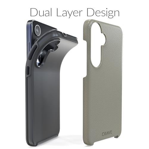 Image of Crave for Samsung Galaxy S24 Plus Case, Shockproof Protection Dual Layer Case for Samsung Galaxy S24 Plus (6.7 inch) - Sand