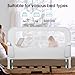 NUTIKAS Baby Bed Rail Guard for Toddlers - 47